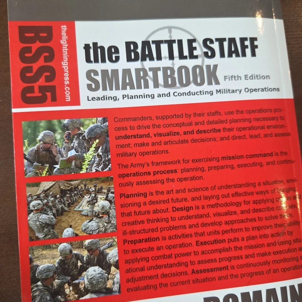 The Battle Staff 5th BSS5 Smartbook TPB 2015 Leading Planning Military Operation